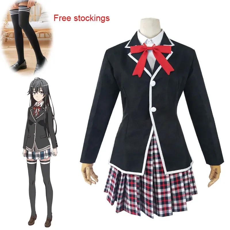 Yukinoshita Yukino Cosplay Costume My Youth Romantic Comedy Is Wrong JK Uniform Suit Girls School Uniforms Jyoshi koukousei BS40