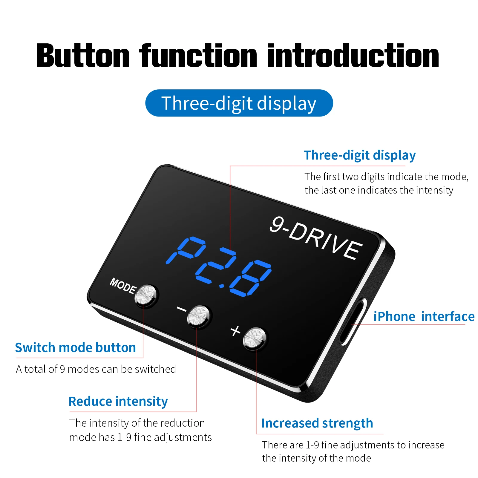 Car Throttle Response Controller 875 Racing Accelerator Potent Pedal Booster Electronics Accessories For BMW For MINI cooper