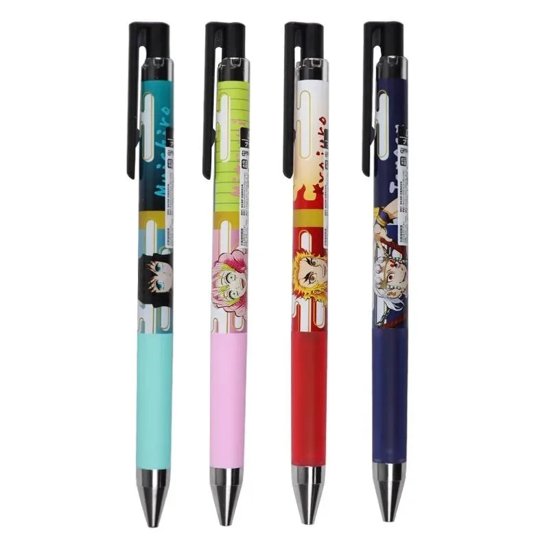 Demon Slayer Hashibira Inosuke Tokitou Muichirou Tanjiro Kamado Gel Pen Anime Peripherals Cute Ballpoint Pen Kawaii Stationery