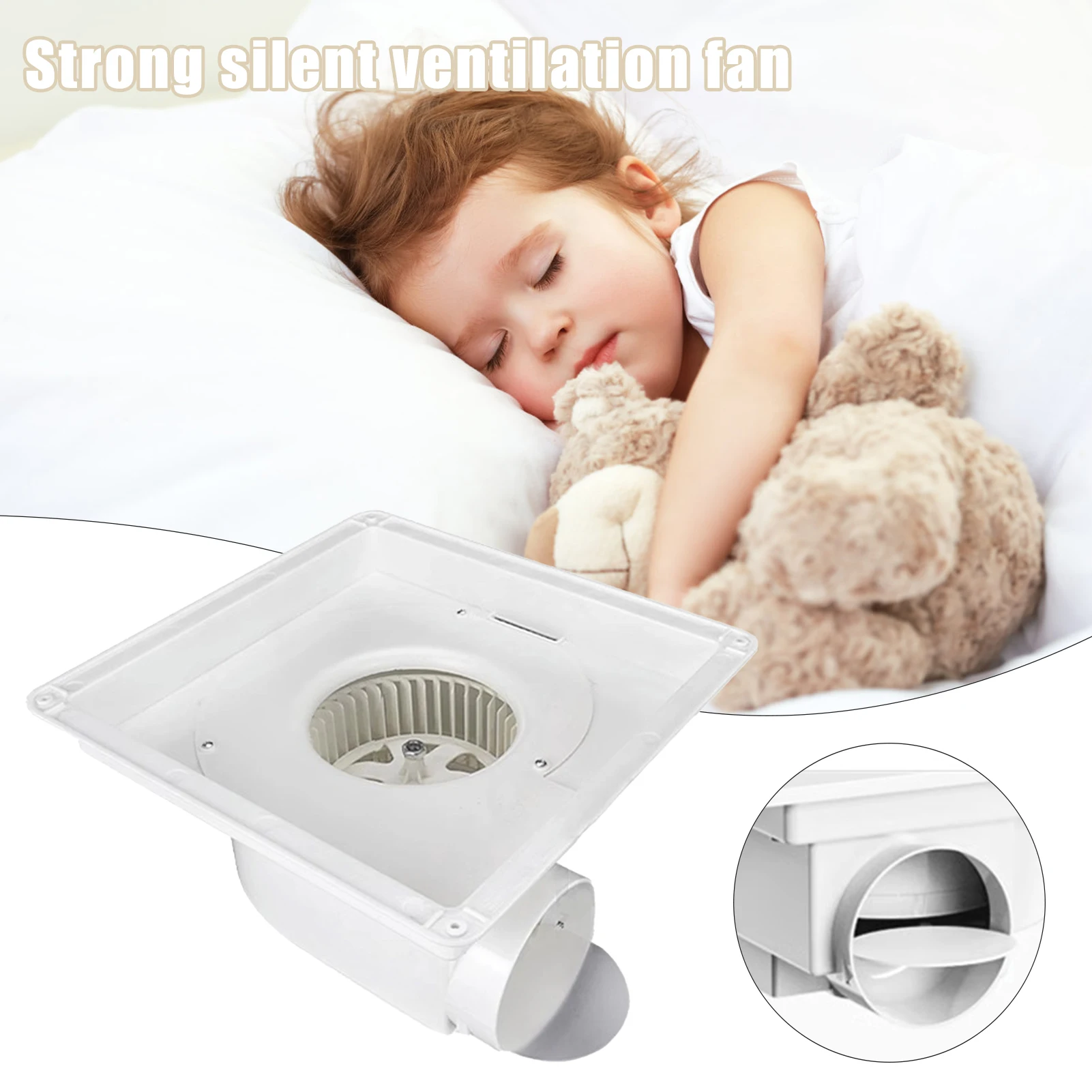 Bathroom Ceiling Exhaust Fan Air Flow Air Conditioning Grilles Diffusers for Basements Bathrooms Kitchens