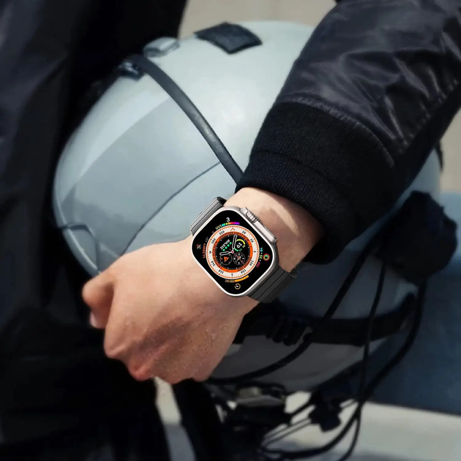 حزام من الفولاذ المقاوم للصدأ لساعة أبل الترا 2 باند 49 مللي متر 45 مللي متر 41 مللي متر 44 مللي متر 40 مللي متر 42 مللي متر 46 مللي متر سوار IWatch Series 10 9 SE 8 7 6 SE 5