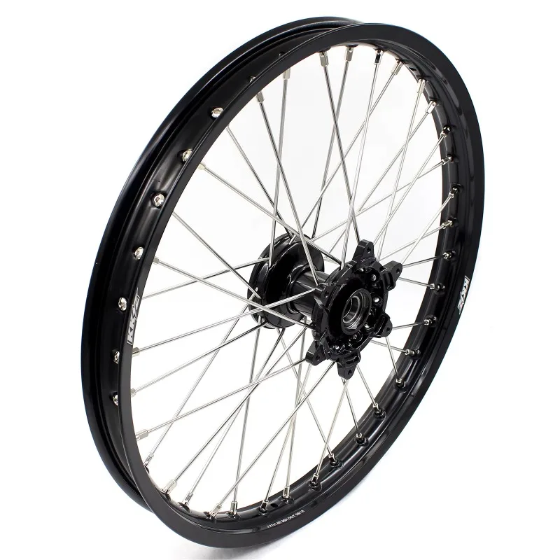 

【2025】 Off-Road Motorcycle Cast Wheels Rims Set For YAMAHA YZ125 YZ250 1999-2024 YZ250F 2001-2024 YZ450F 2003-2024 Painted Blac