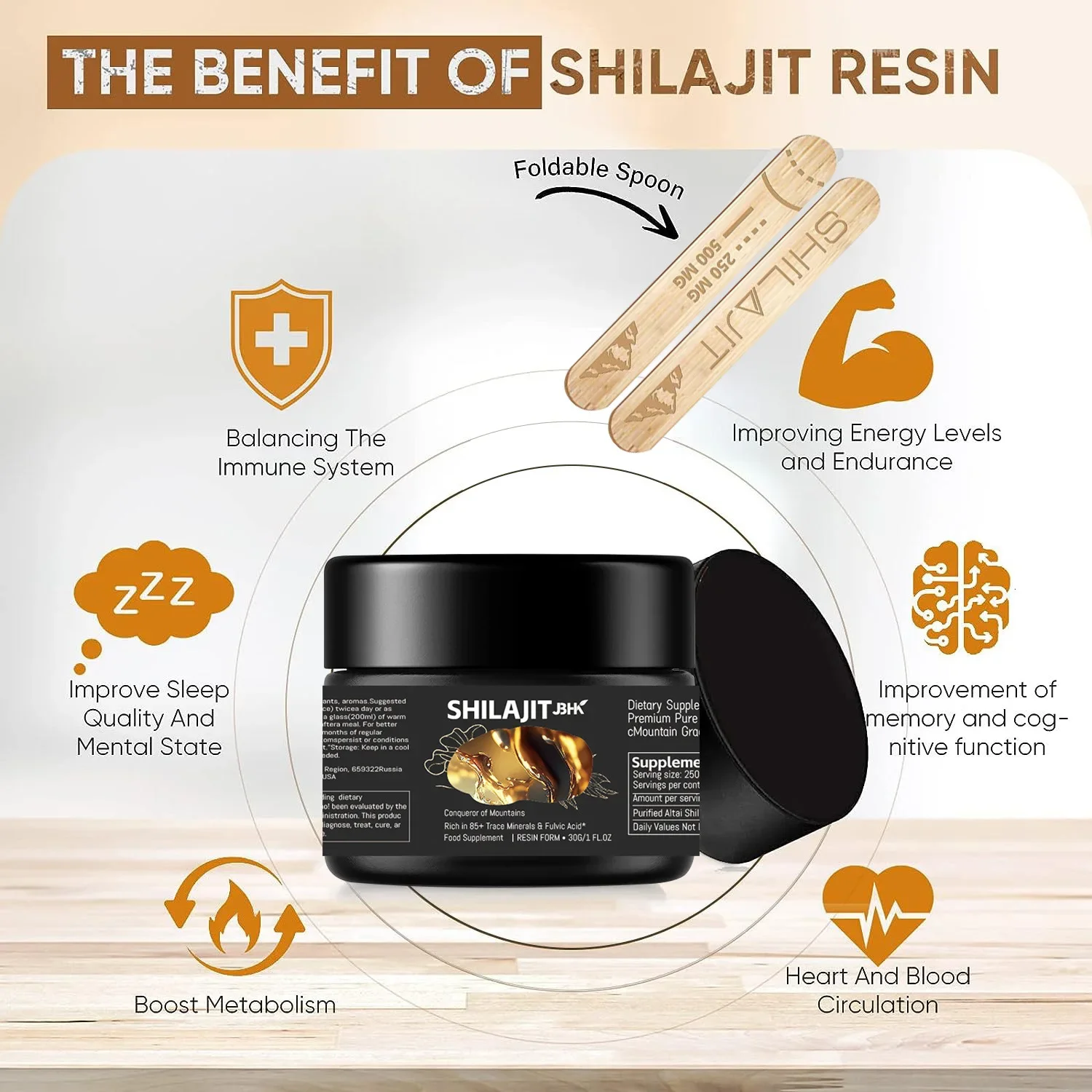 100% high-purity Pure Himalayan Shilajit resin is exclusively available in 30g