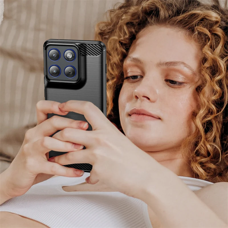 حافظة لهاتف موتورولا موتو X70 حافظة هاتف مصقولة لهاتف موتورولا إيدج 70 حامي لينوفو موتو X70 الهواء الشوكول فوندا الغطاء الخلفي #6