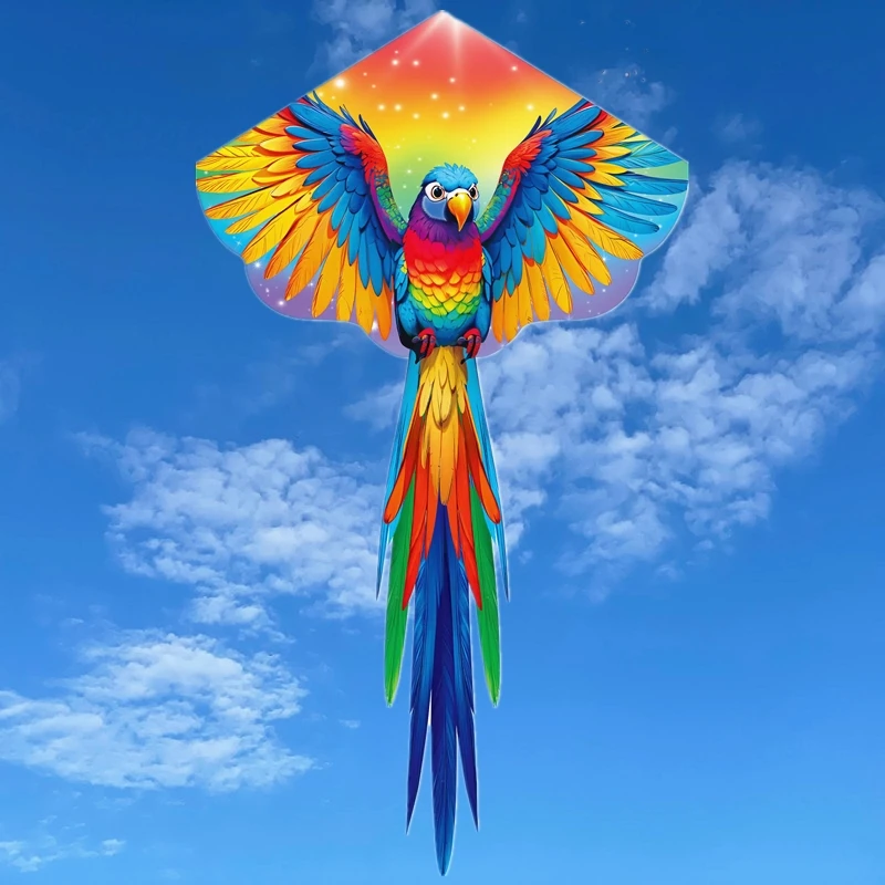 free shipping parrot kite for adults inflatable show kite Outdoor play fun toys ripstop nylon fabric kite flying parrot kite koi