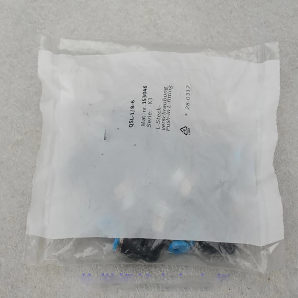 10pcs For FESTO Gas connector QSL-1/8-6  153046