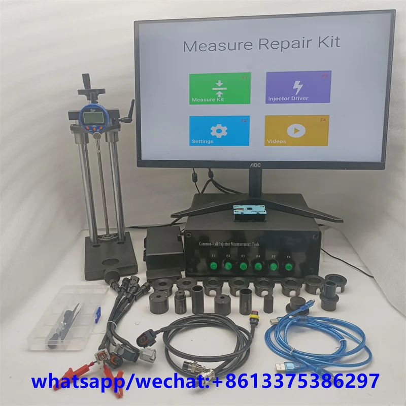 CRR920-C Stage 3 Electric Steel Automotive Diagnostic Analyzer Tool Kit Common Rail Injectors Repair Cars Trucks Newest English