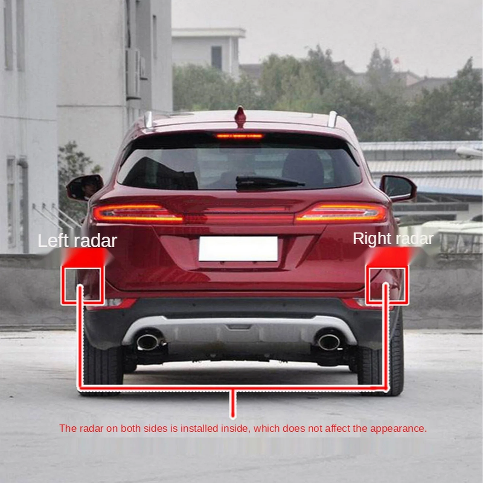 Universal 15M BSD Blind Spot Detection System 24Ghz Millimeter Wave Radar Lane Change Assist Aided Parking Dual Radar Sensors