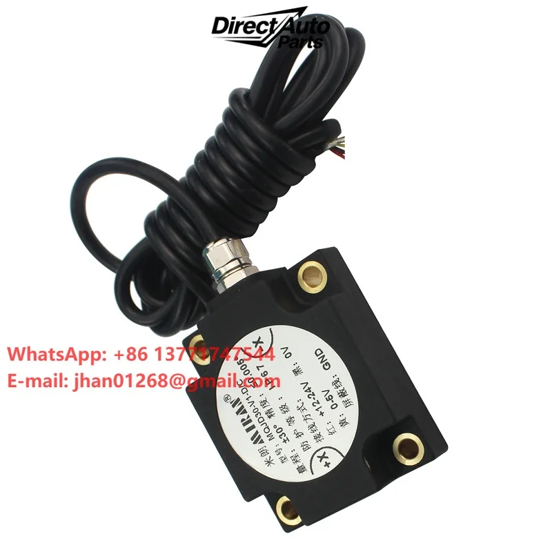 Miran MQJD60-A-D/C High Resolution Single Axis Inclinometer Tilt Angle Sensor Waterproof Angle Sensor Tilt Sensor