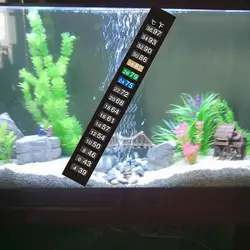 Discoloration Thermometer Stick-on Aquarium Temperature Measurement Temperature Tools Fish Temperature Aquarium Tan R2E0