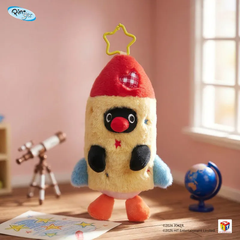 Original Pingu Childishness Treasure Chest Serie Blind Box Cute Plush Pendant Collectible Bag Hanging Decorat Trendy Toy Gift view 5