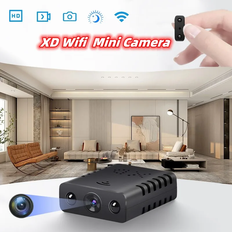 

Smallest 1080P HD Mini WIFI Camera Invisible Espia Cam Smart Home Webcam Remote Monitor Wide Angle Night Vision Micro Camcorder