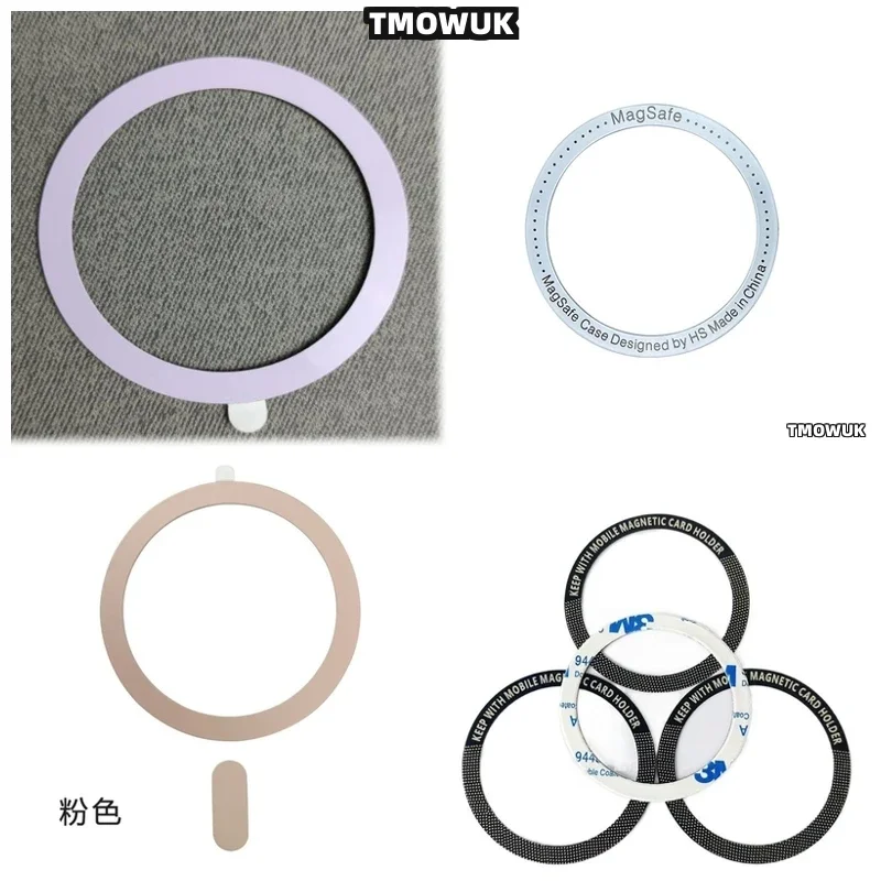 

For IPhone 8 11 12 X XR Pro Max Plus Mini For Magsafe - Universal Metal Ring Sticker For Wireless Charging