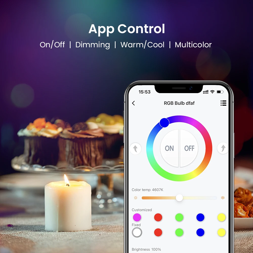 새로운 BroadLink SKE27/26 스마트 가전 제품, 스마트 스위치, RGBCW Bluetooth 전구 스타터 키트, Alexa 및 Google 홈과 함께 작동