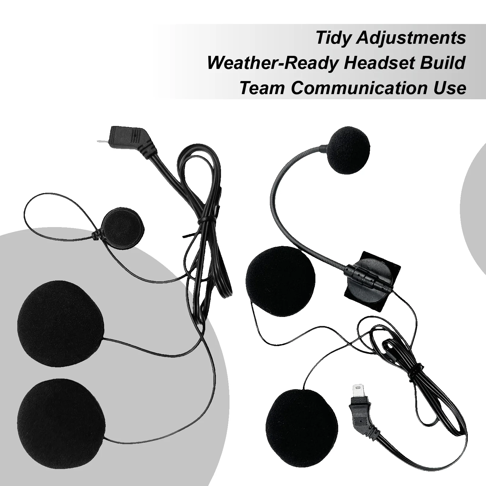 

10-контактный локтевой шлем, микрофон для наушников, шумозащитный мотоциклетный шлем высокой четкости, звуковой домофон, микрофон для наушников