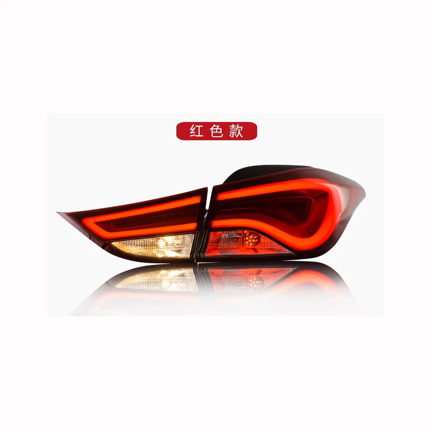 New Wholesale Korean Style Dynamic Led Tail Lamp Back Lamp For Elantra Avante MD 2012-2017