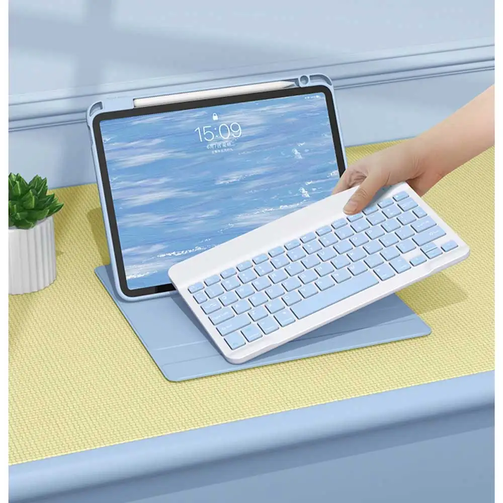 Magnetic Keyboard Case For iPad Pro 11 Air 4/5 10.9 10th 10.5 10.2 9/8/7th Generation Transparent Cover With Keyboard Mouse