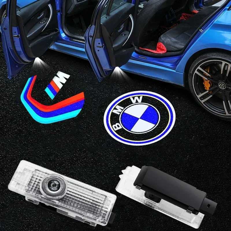 Car Door Welcome Lamp Laser Projector Logo Ghost Shadow Night Lights For BMW M Power Performance F31 E36 E39 E87 E90 X3 X5