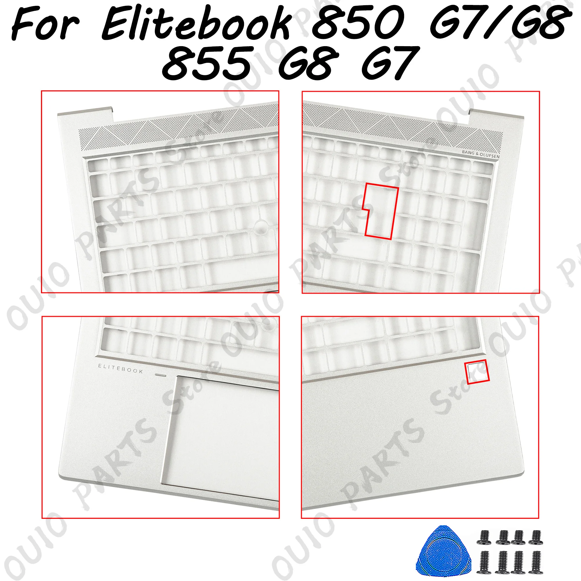 

Top Case for Elitebook 850 G7 855 G7 850/855 G8 Palm Rest upper Cover With fingerprint case Repair