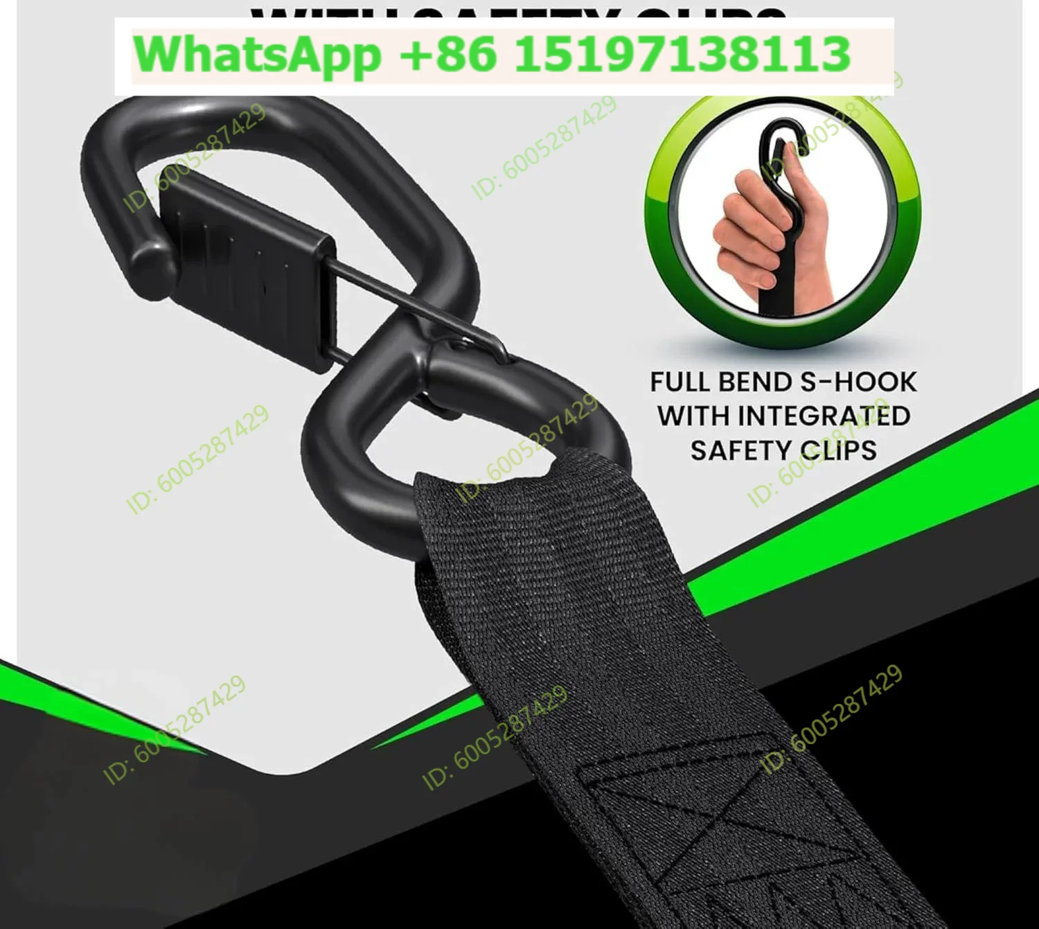 Self-shrinking ratchet strap camper automatic telescopic tensioner cargo strap ratchet tightening rope strap