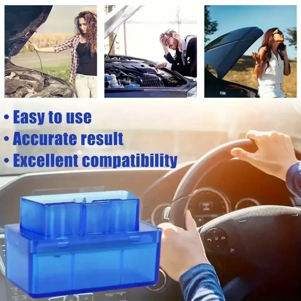 Super Mini ELM327 Scanner - Bluetooth OBDII Code Reader V1.5 Kompaktowe narzędzie diagnostyczne