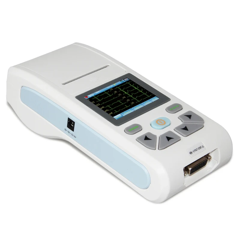 12-lead holter ecg touch screen ecg machine