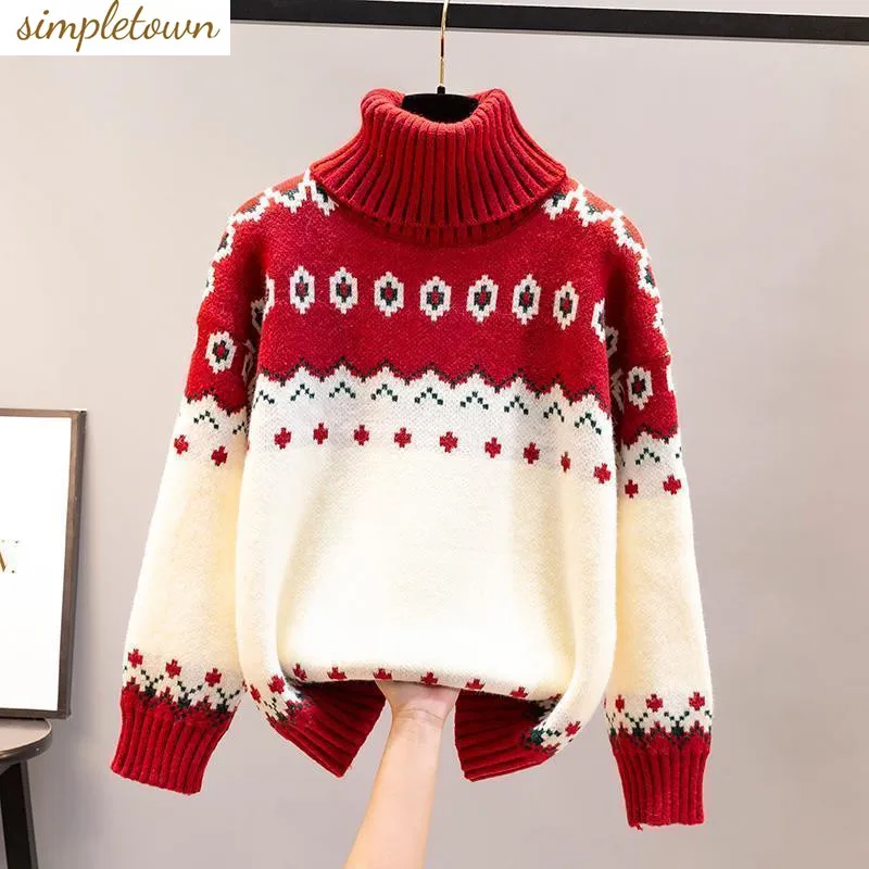 Thickened High Neck Underlay Sweater for Women's 2023 New Autumn/Winter Laydown Top Versatile Style Knitted Sweater