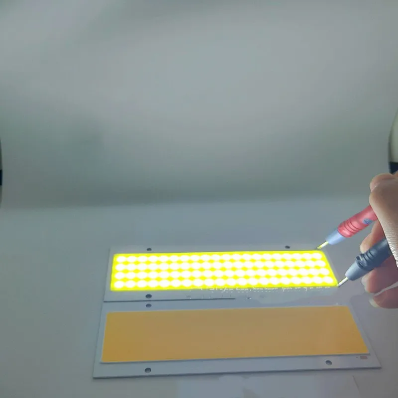 

COB Панельный источник света Светодиодный светильник 140x50 мм DC12V 30W Супер яркая прямоугольная лампа Теплый натуральный холодный белый для светильников DIY