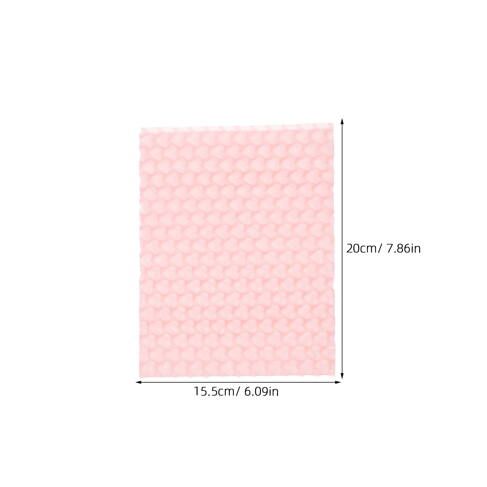 Buste imbottite antiurto buste postali a bolle di design a forma di cuore da 10 pezzi Imballaggio protettivo per piccole imprese per l'imballaggio delle posta di spedizione