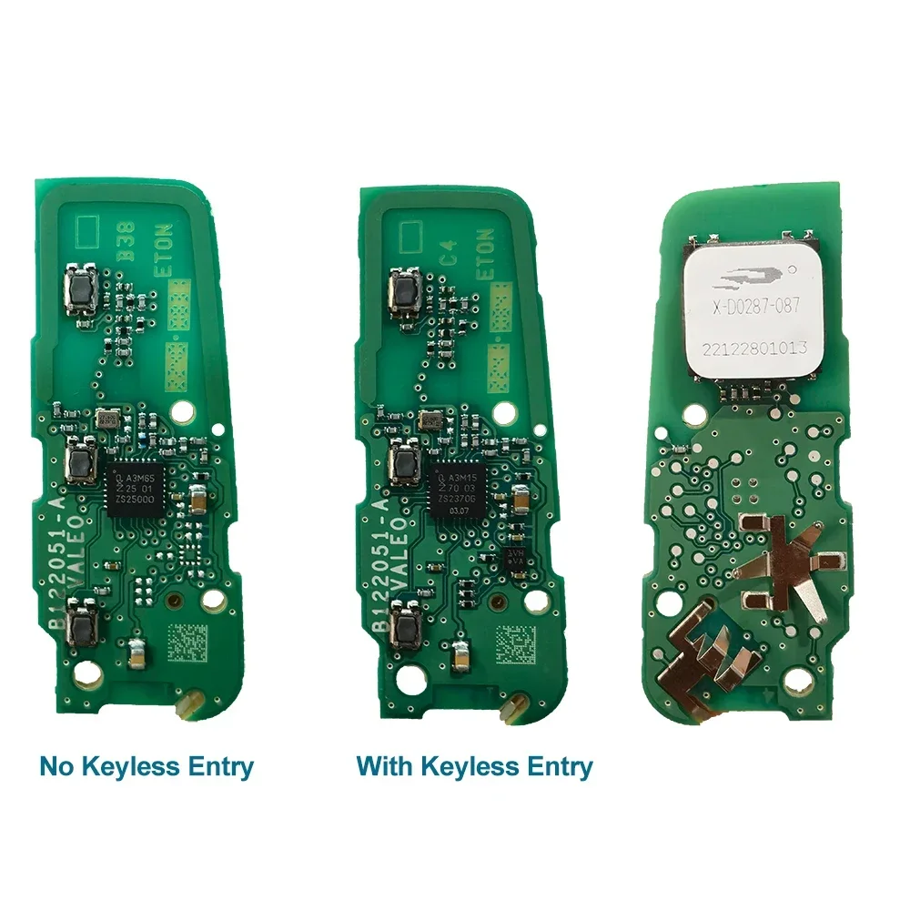 YOCASTY Oryginalny inteligentny kluczyk samochodowy OEM 314,85 MHZ 4A Chip Reflektor do PEUGEOT 208 308 3008 5008 2017-2023 CITROEN C4 C3 tourer