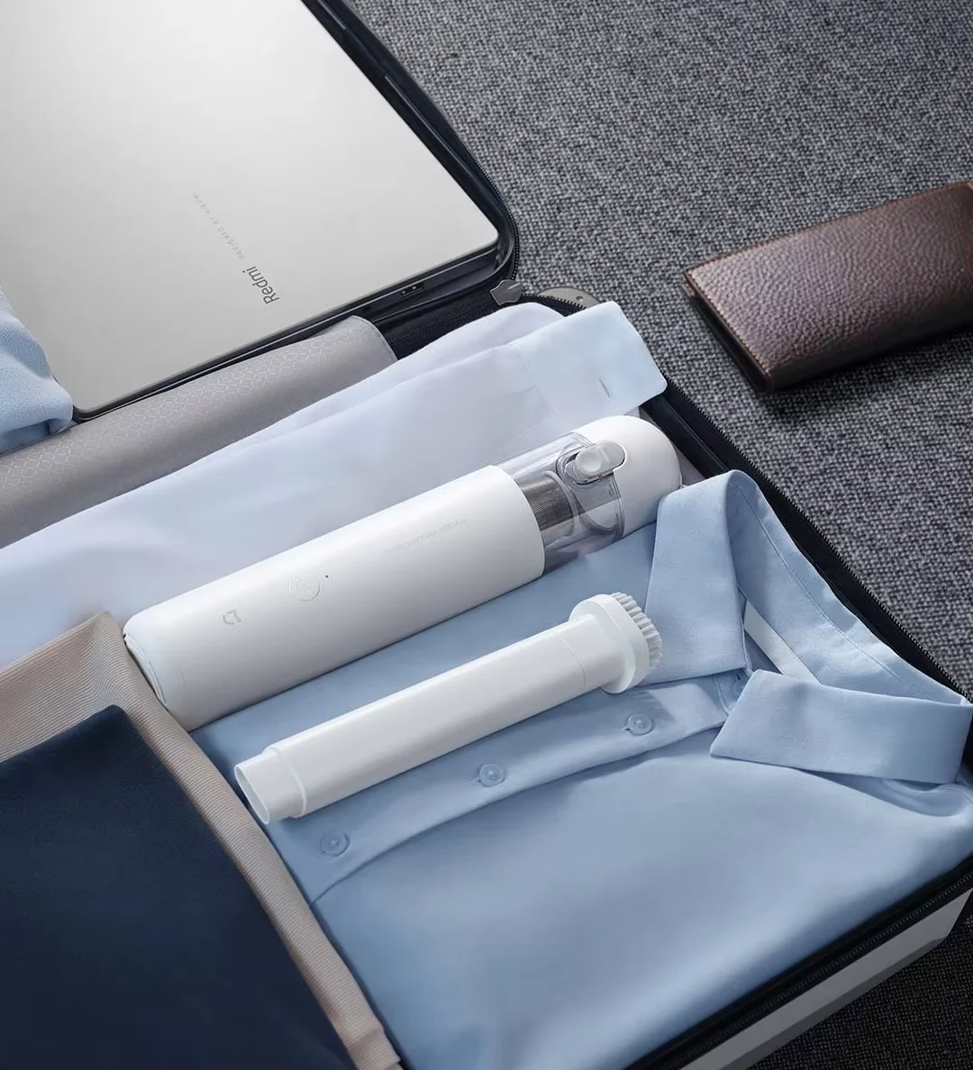 مكنسة كهربائية محمولة للسيارة من Xiaomi Mijia، ماكينة تنظيف لاسلكية صغيرة محمولة باليد لمستلزمات السيارات المنزلية، شفط الإعصار 13000Pa