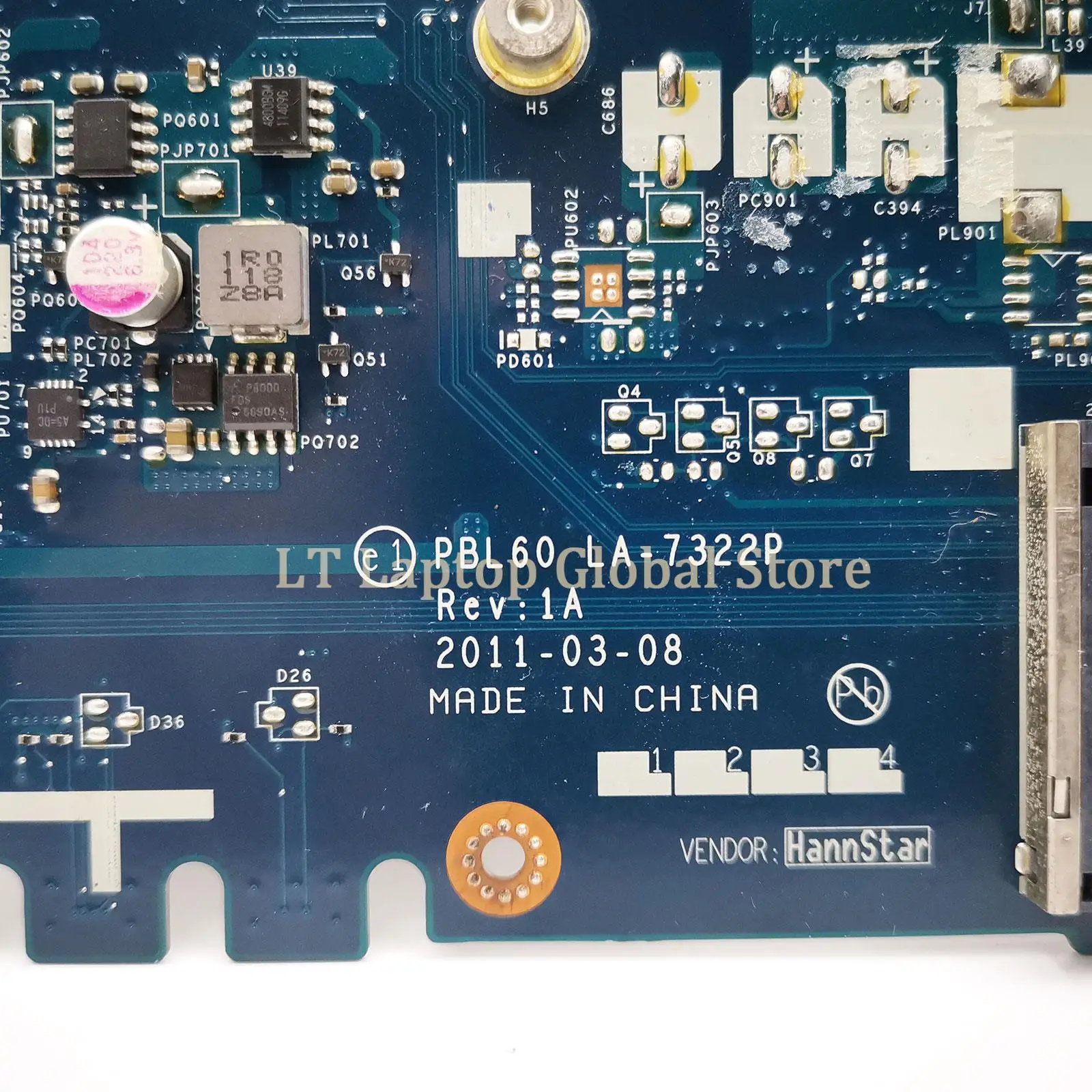 Mainboard X53U K53U X53B K53B PBL60 LA-7322P X53BR K53BY Laptop Motherboard AMD tes CPU OK