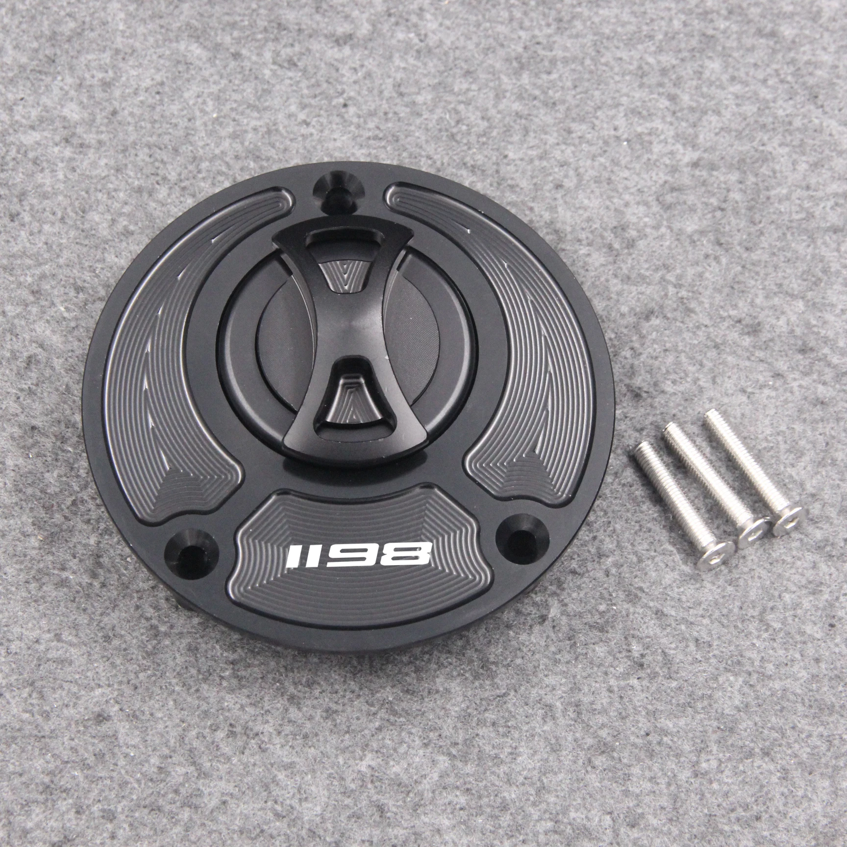 Keyless Motorcycle Fuel Gas Tank cap Cover For Ducati 1198 / 1198R / 1198S all years