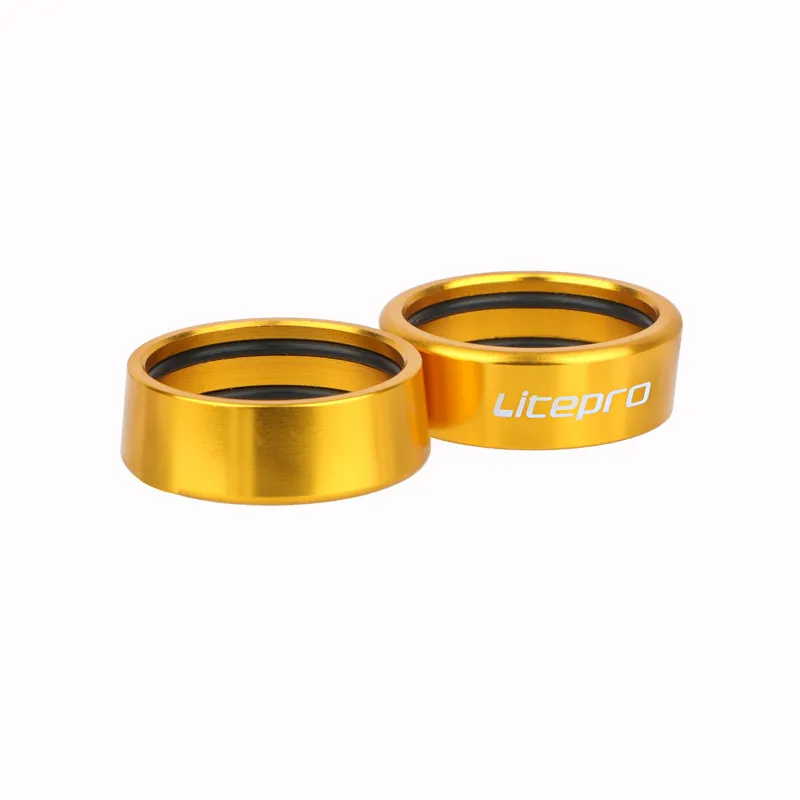 Litepro Handlebar Lock Ring, Straight Handlebar Limit Ring 25.4mm, Aluminum Alloy Fixing Ring, for Folding Bikes