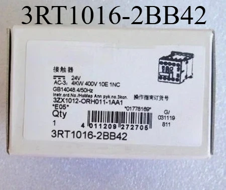 

Совершенно новый программируемый логический контроллер-контактор 3RT1016-2BB42 3RT1016 2BB42. Быстрая доставка.