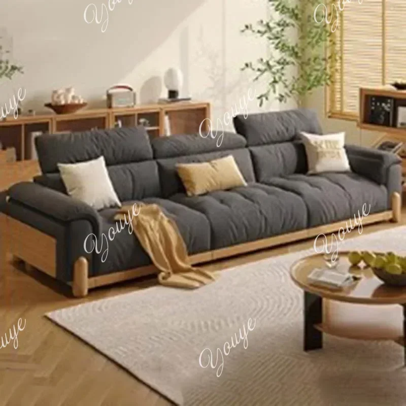 

C Новые японские ленивые диваны Простые квадратные электрические дизайнерские пуфы Диван Современные диваны из массива дерева Modernos Para Sala Salon Furnitur