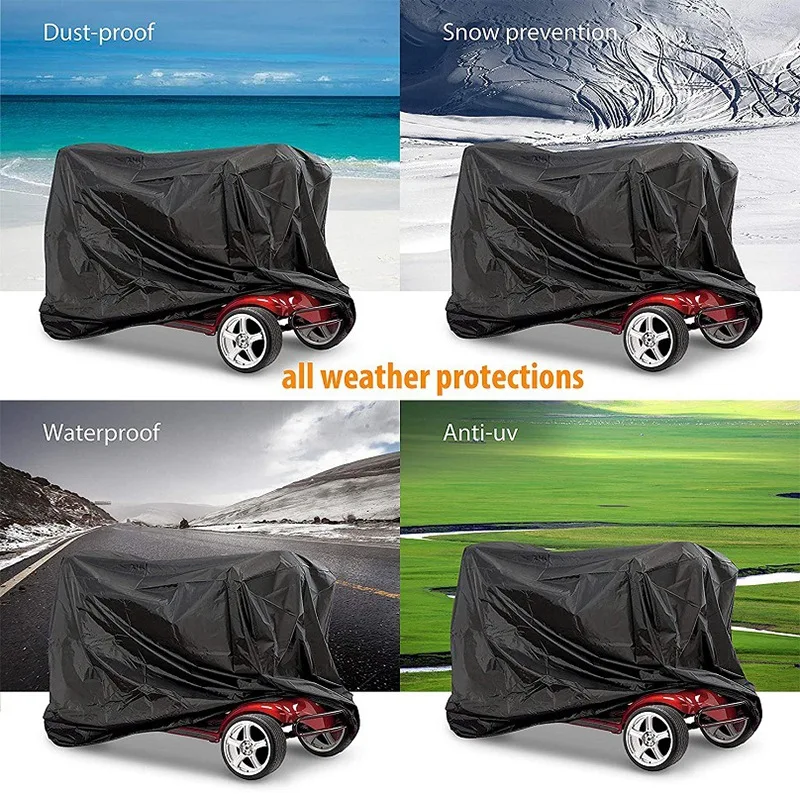 E-scooter Waterproof Storage Cover Bag Mower Tractor Dustproof Anti-UV Cover Motorcycle Quad Bikes Protective Oxford Cloth