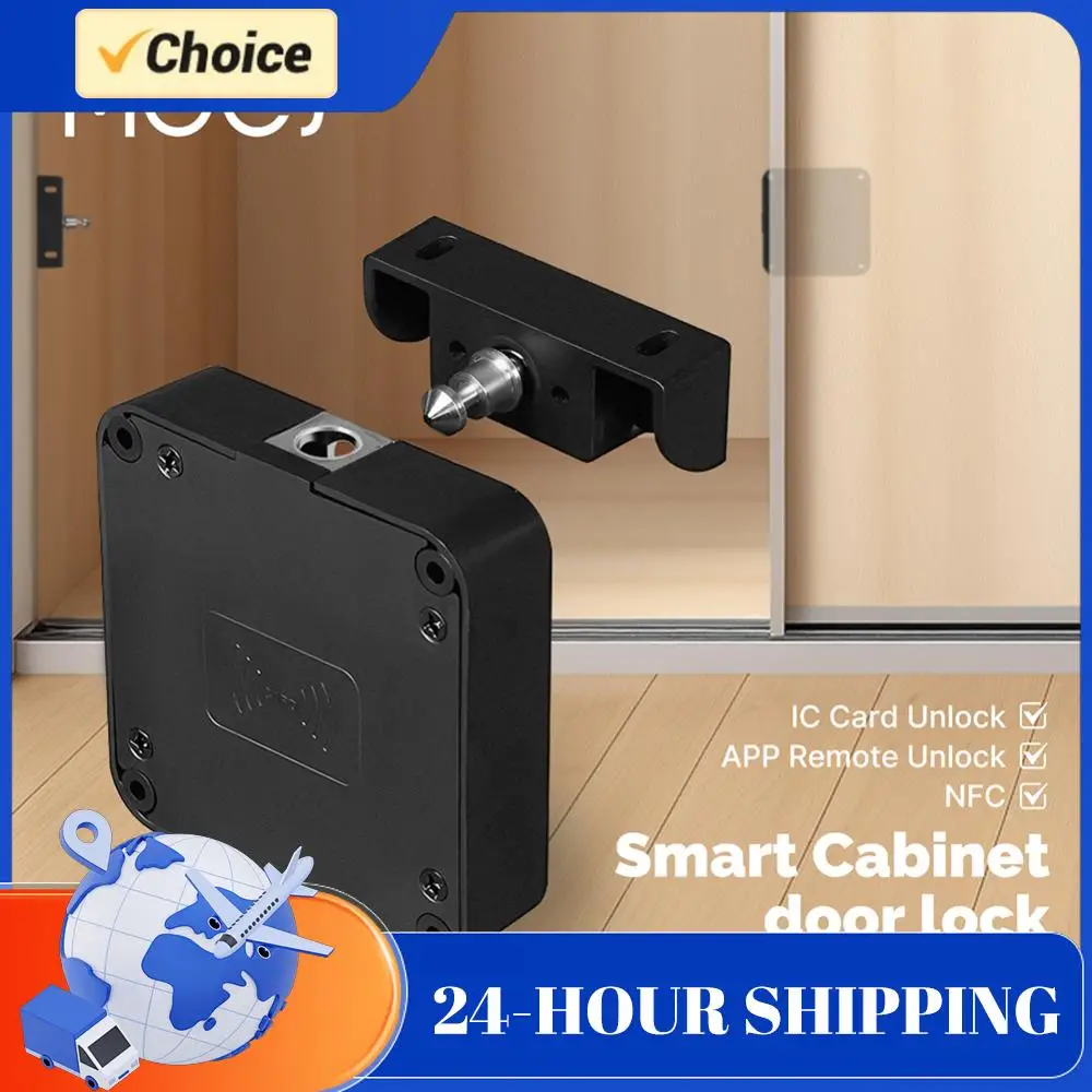 

Smart Wood Cabinet Lock APP Remote Control Keyless IC Card Unlock Door Locker Keyless Smart Drawer Lock for Furniture Drawer