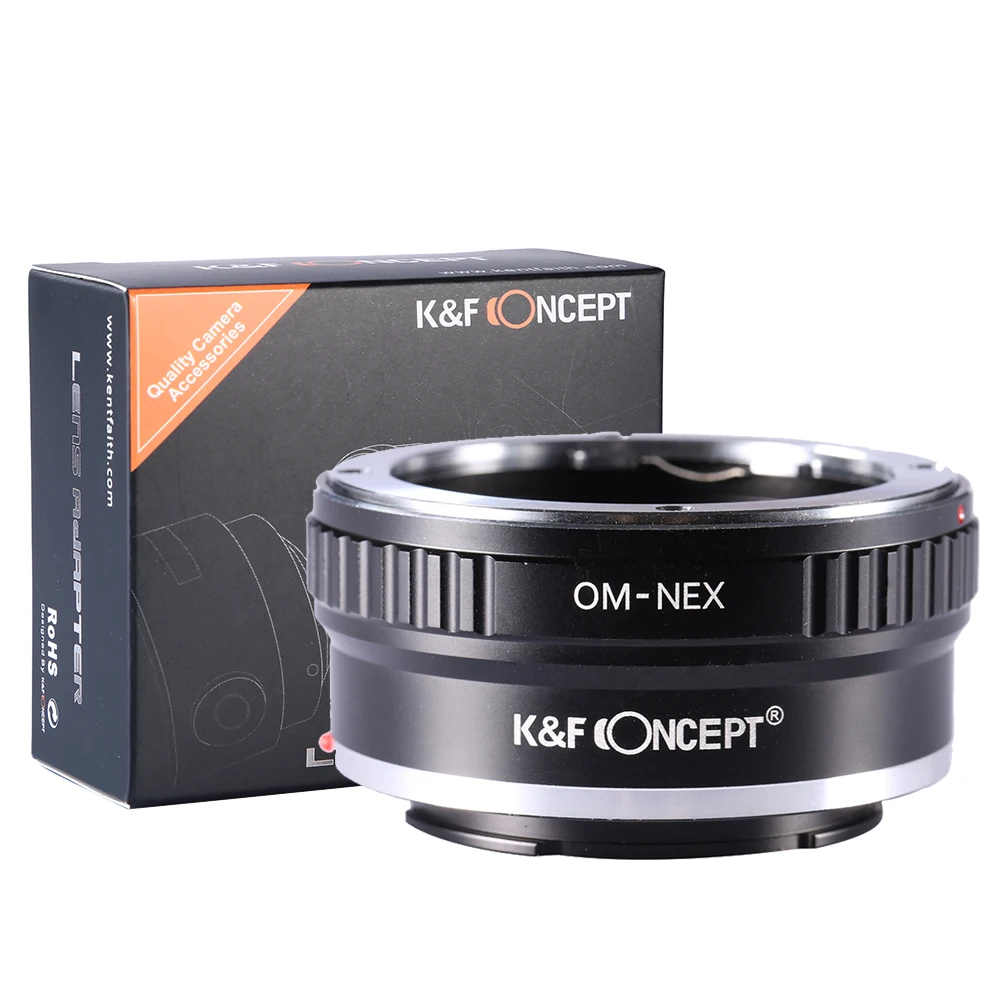 

K & F Concept OM на E адаптер объектива для Olympus OM на Sony a5000 a6000 A7C A7C2 A1 A9 A7S A7R2 A73 A7R4 A7R5