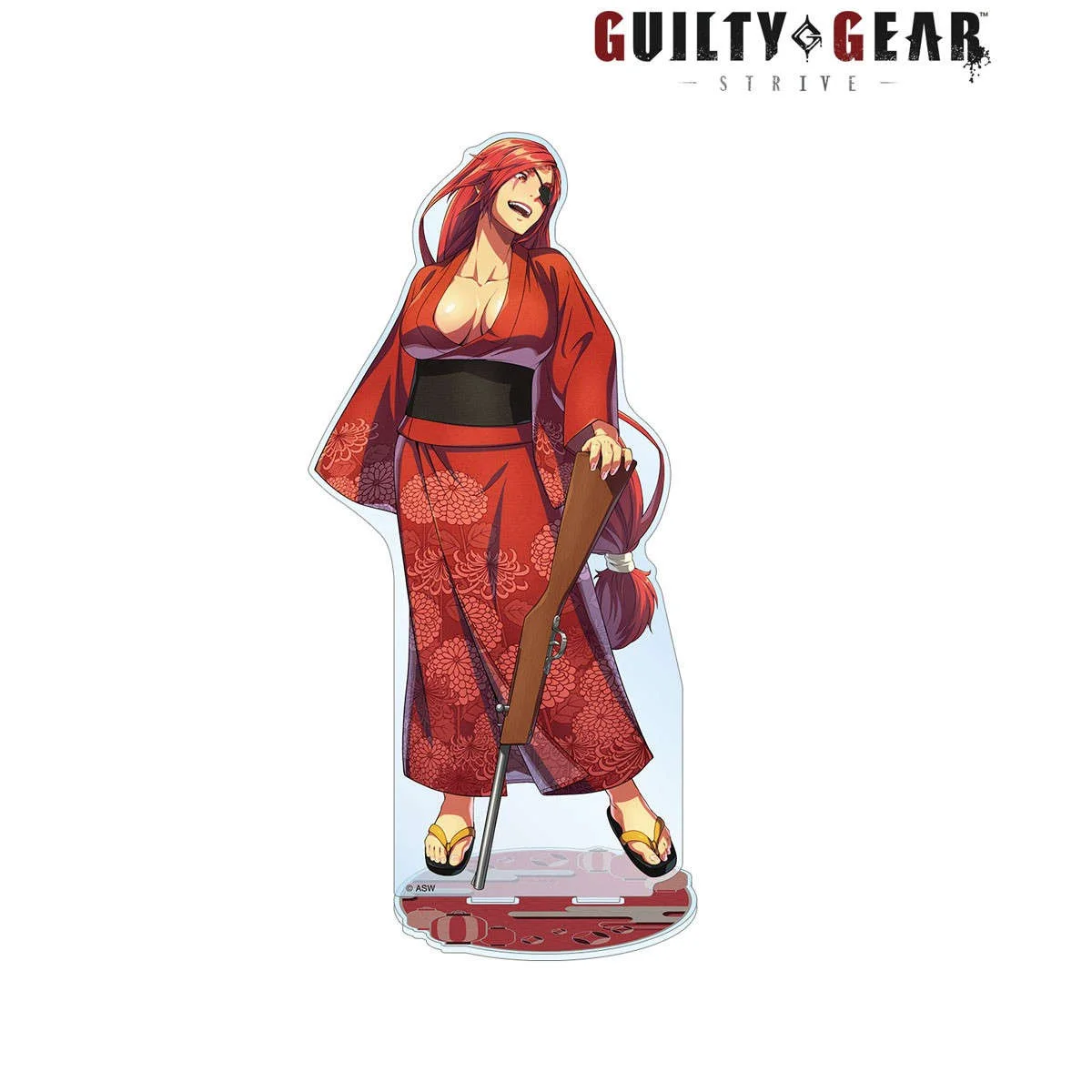 Anime Fans Gifts Guilty Gear Sol Badguy Festival Ramlethal Valentine HD Figures Acrylic Stand Desktop Ornament Series About15cm