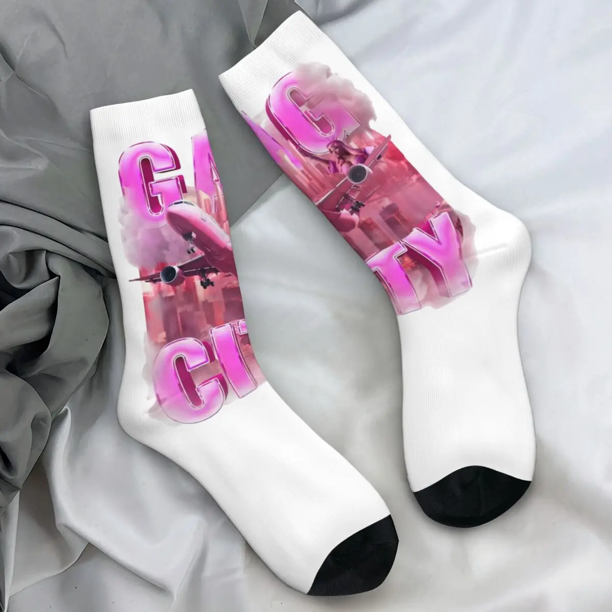 Nicki Minaj Gag City Pink Friday 2 Socks Spring Stockings Trendy Adults Men Breathable Socks Graphic Climbing Anti Skid Socks