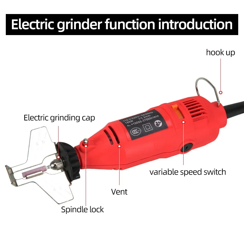 Electric Chain Sharpener Handheld Saw Sharpening Machine Grinder Power Tool for Chain Chainsaw Sharpener Kit EU USA UK AU