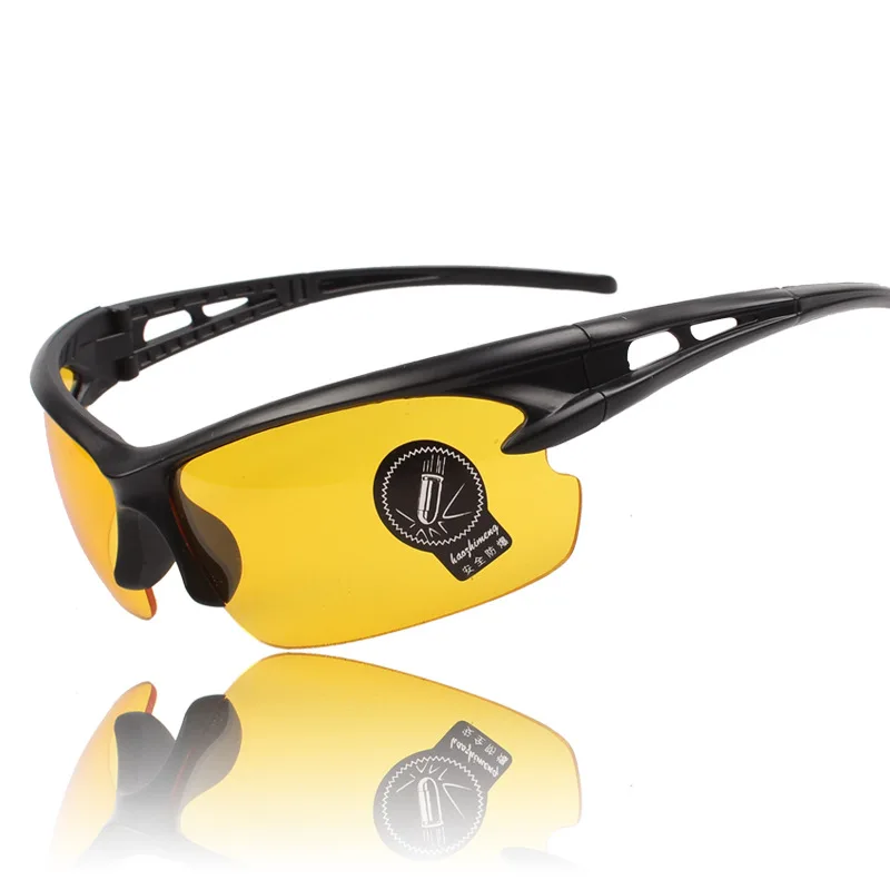 Gafas – lunettes de Vision nocturne pour hommes et femmes, pour la conduite, le sport, le cyclisme, jaunes, 1 à 2 pièces