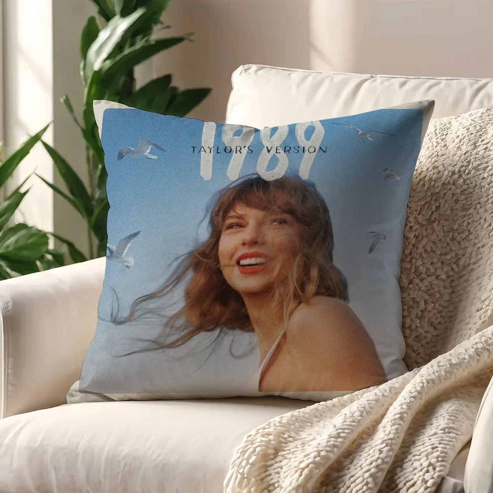تايلور المغني S-Swift B كيس وسادة أريكة المنزل غرفة المعيشة مكتب متجر غطاء الطباعة الراحة الديكور الشمال البساطة