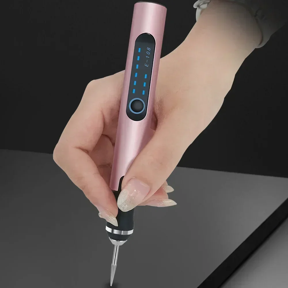 

Pen Mini Engraver Glass Jewelry Etching Electric Carve Engraving Rechargeable DIY Cordless Stone For Metal Wood Tool Kit