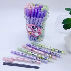 50pcs Sanrio Mechanical Pencil Refill Hellokitty Kuromi Pochacco Automatic Pencil Core Refill Student School Supplies Stationery