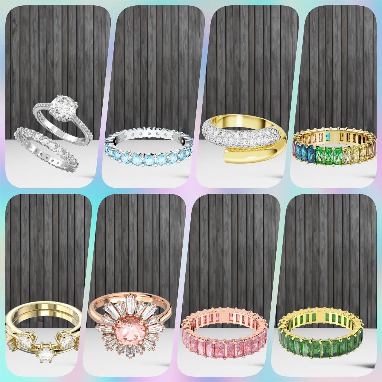 

Hot Sale 2025 925 Silver Sparkling Women's Rings, Party & Banquet Essential, High-End Exquisite Design