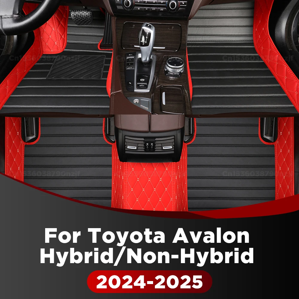 

For Toyota Avalon Hybrid/Non-Hybrid 2024-2025 Car Floor Mats Custom Automobile Carpet Cover Interior Accessories