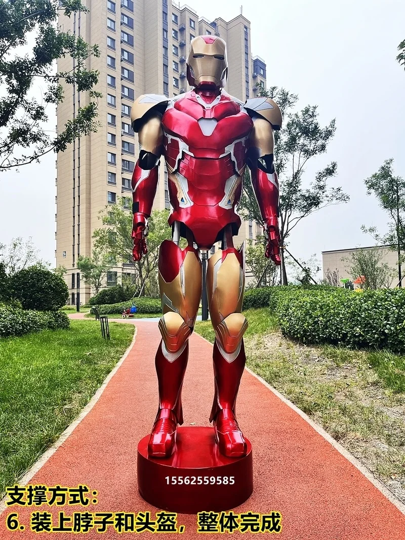 New Latest 1/1 Mk85 Battle Armor Iron Man Cosplay Armor Human Wearable All Over Real Person Helmet Statue Amazing Cosplay Toys