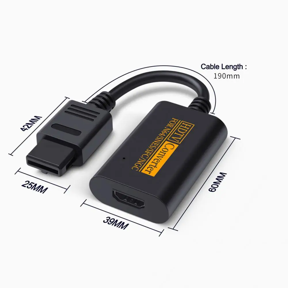 Eco-friendly Flexible Plug And Play No Loss Game Console to HDMI-compatible Converter Game Console Adapter Transmission